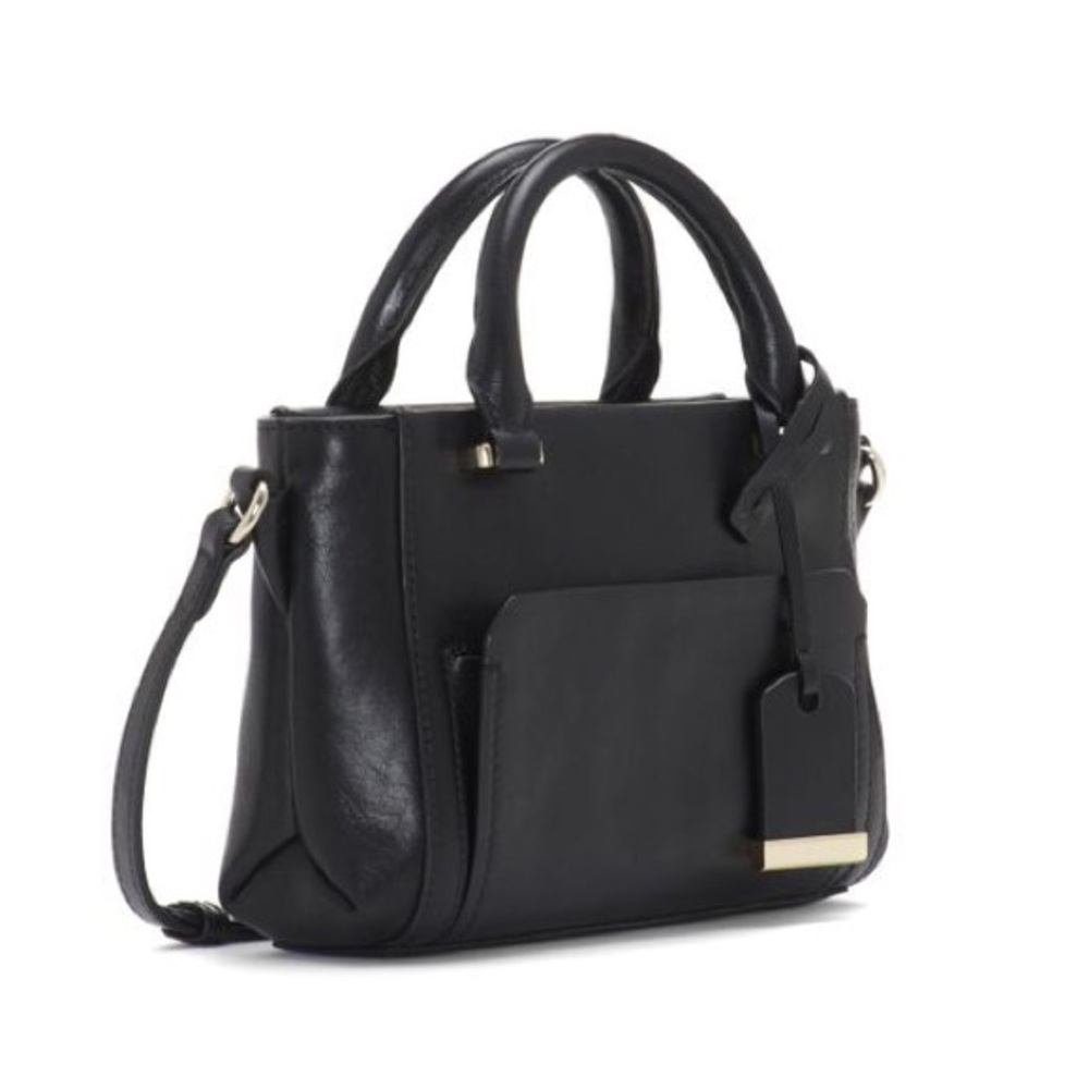 Franco Sarto Black Leather Crossbody